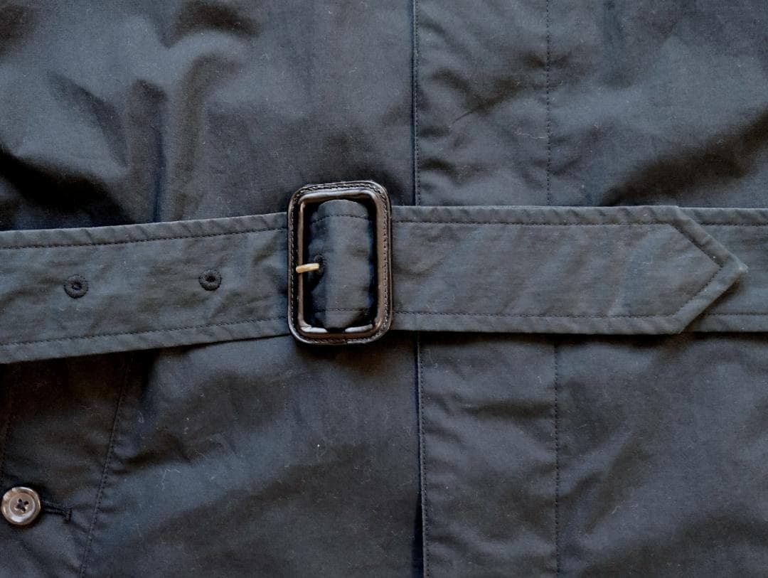 Ralph Lauren ラルフローレン　ステンカラーコート　ベルト付き　M　黒