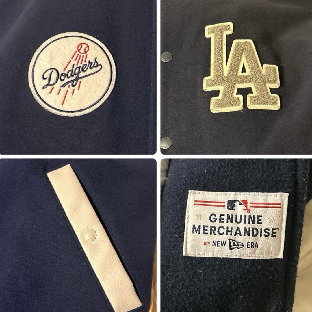 【即完品】ニューエラ ドジャース XL スタジャン 紺 ヴァーシティジャケット