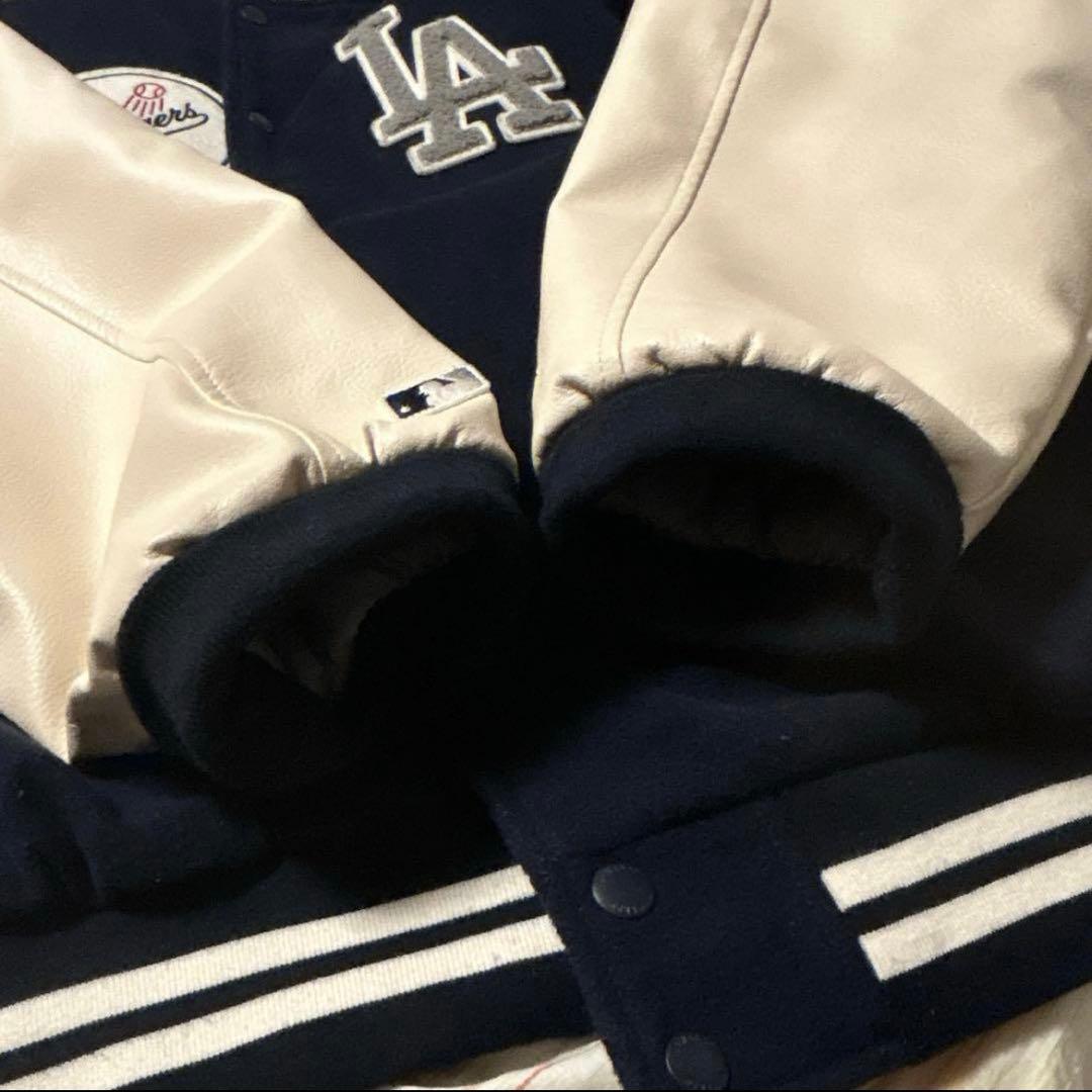 【即完品】ニューエラ ドジャース XL スタジャン 紺 ヴァーシティジャケット