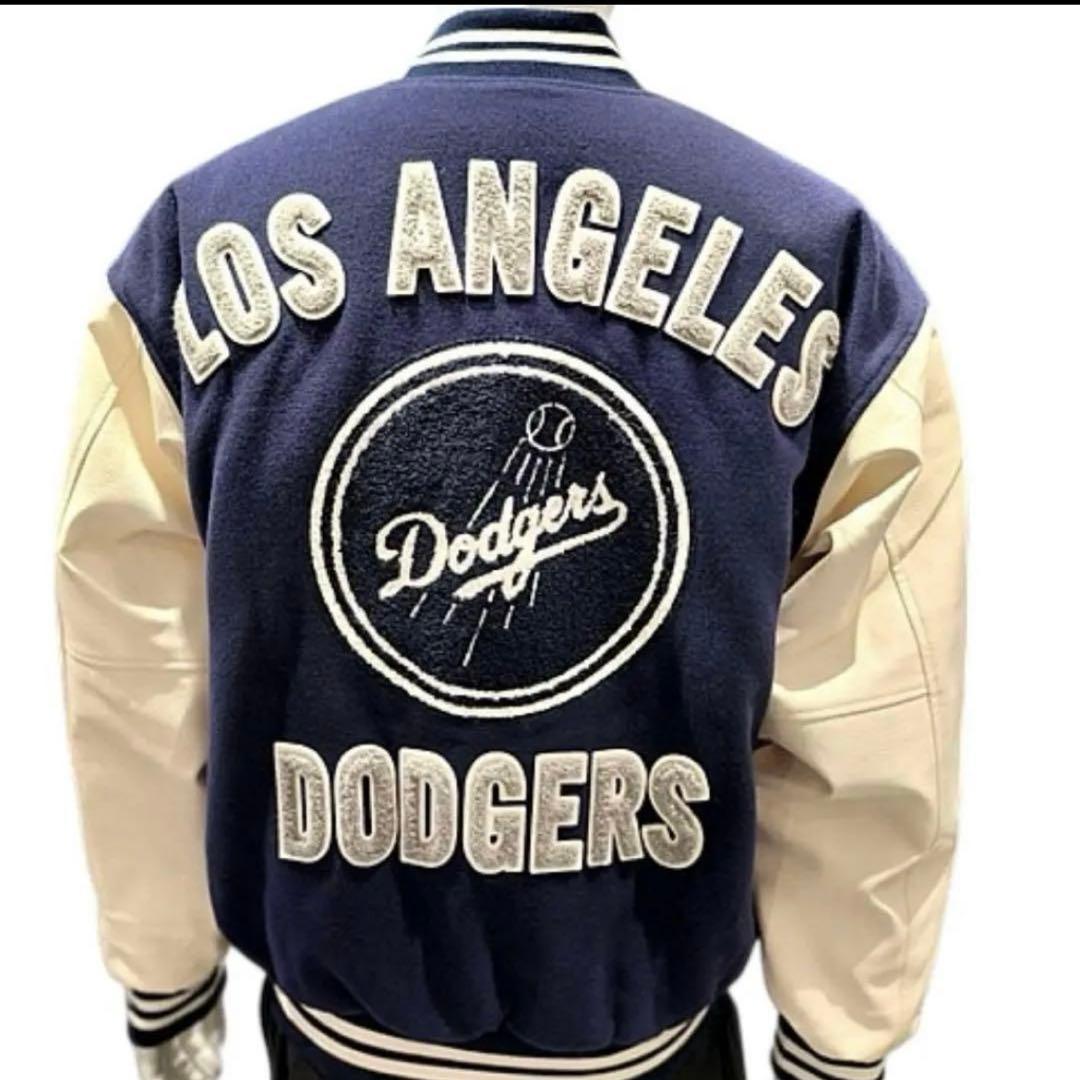 【即完品】ニューエラ ドジャース XL スタジャン 紺 ヴァーシティジャケット