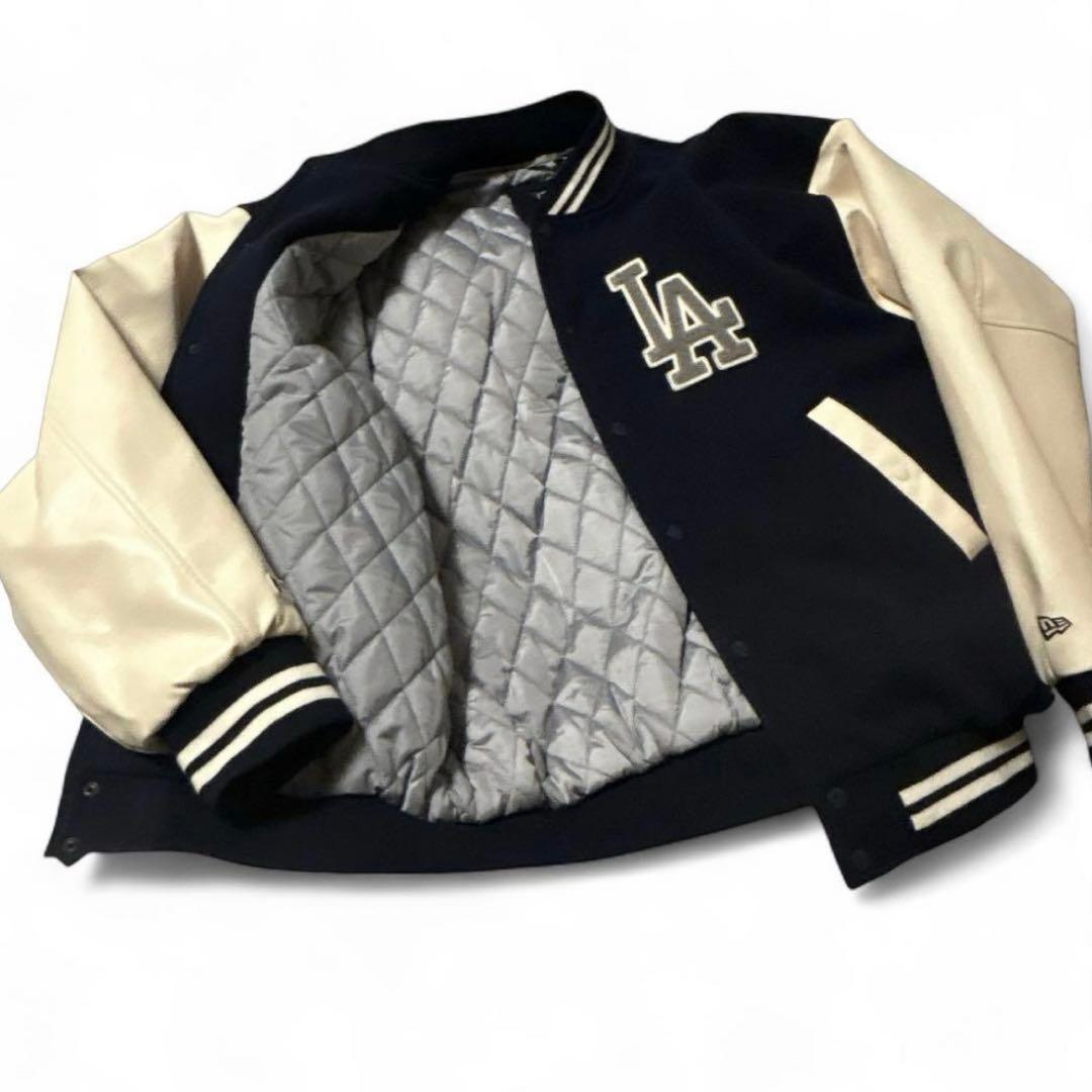 【即完品】ニューエラ ドジャース XL スタジャン 紺 ヴァーシティジャケット