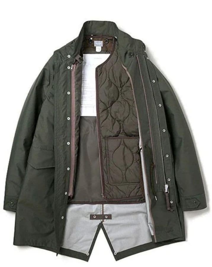 Deluxeデラックス4way中綿ダウンモッズコートD-65 AW春秋冬