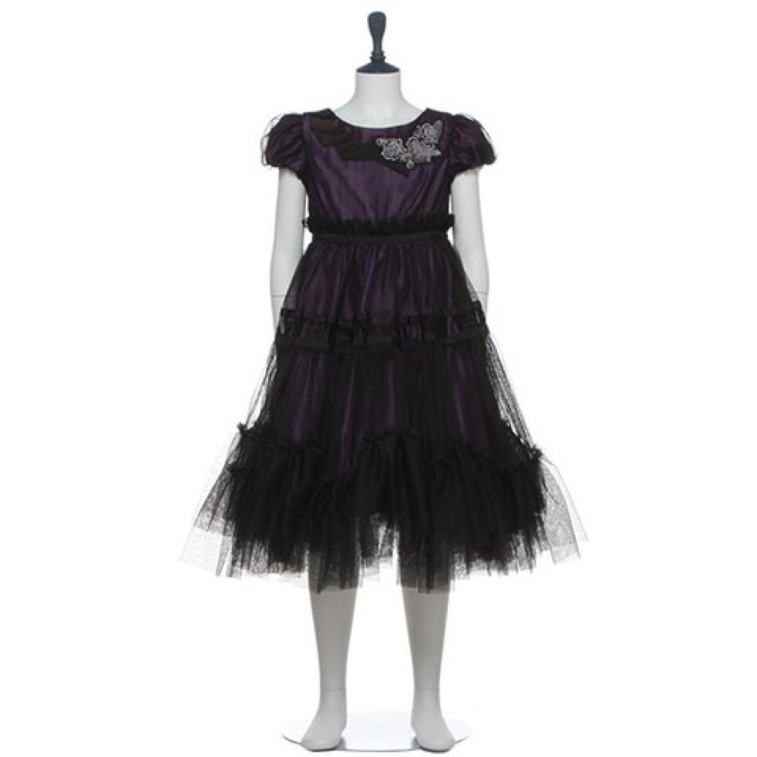 専用　ANNA SUI mini バラ刺しゅう重ねチュールドレス