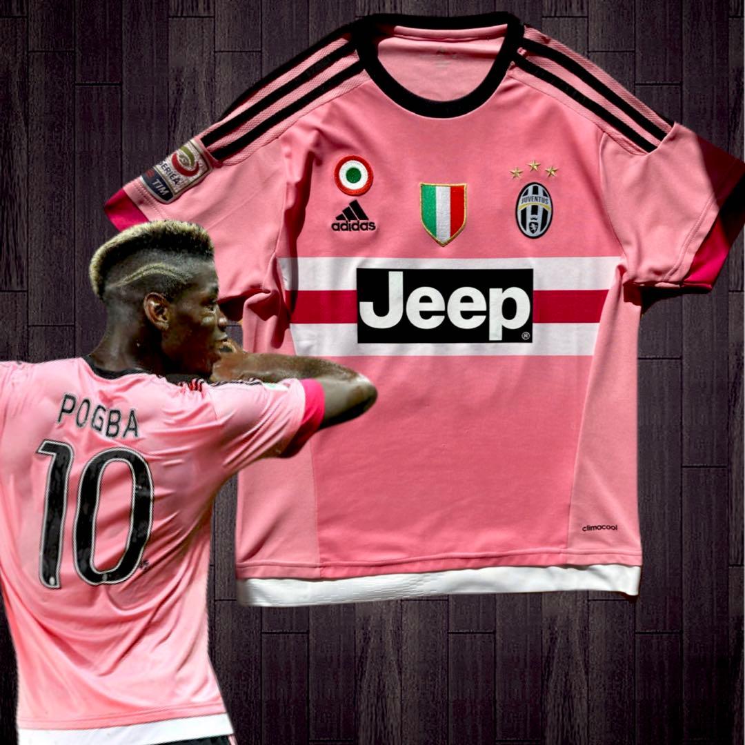 希少】ポグバ ユヴェントス 15-16 アウェイ ユニフォーム S〜M相当