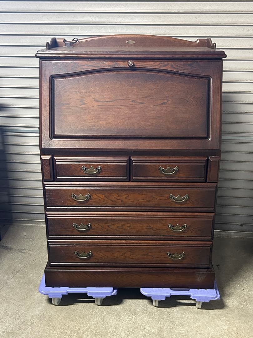 ☆GD234【中古品】ライティングビューロ アトランタ クリ材　幅85cm