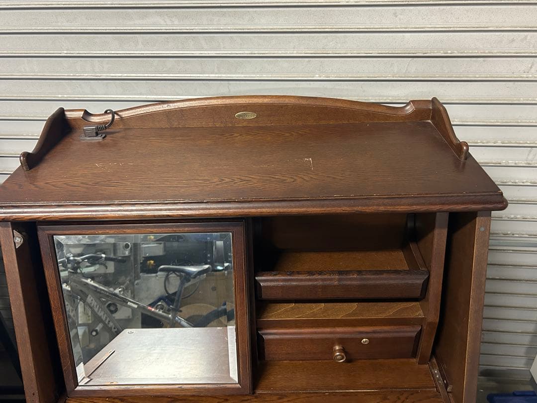 ☆GD234【中古品】ライティングビューロ アトランタ クリ材　幅85cm