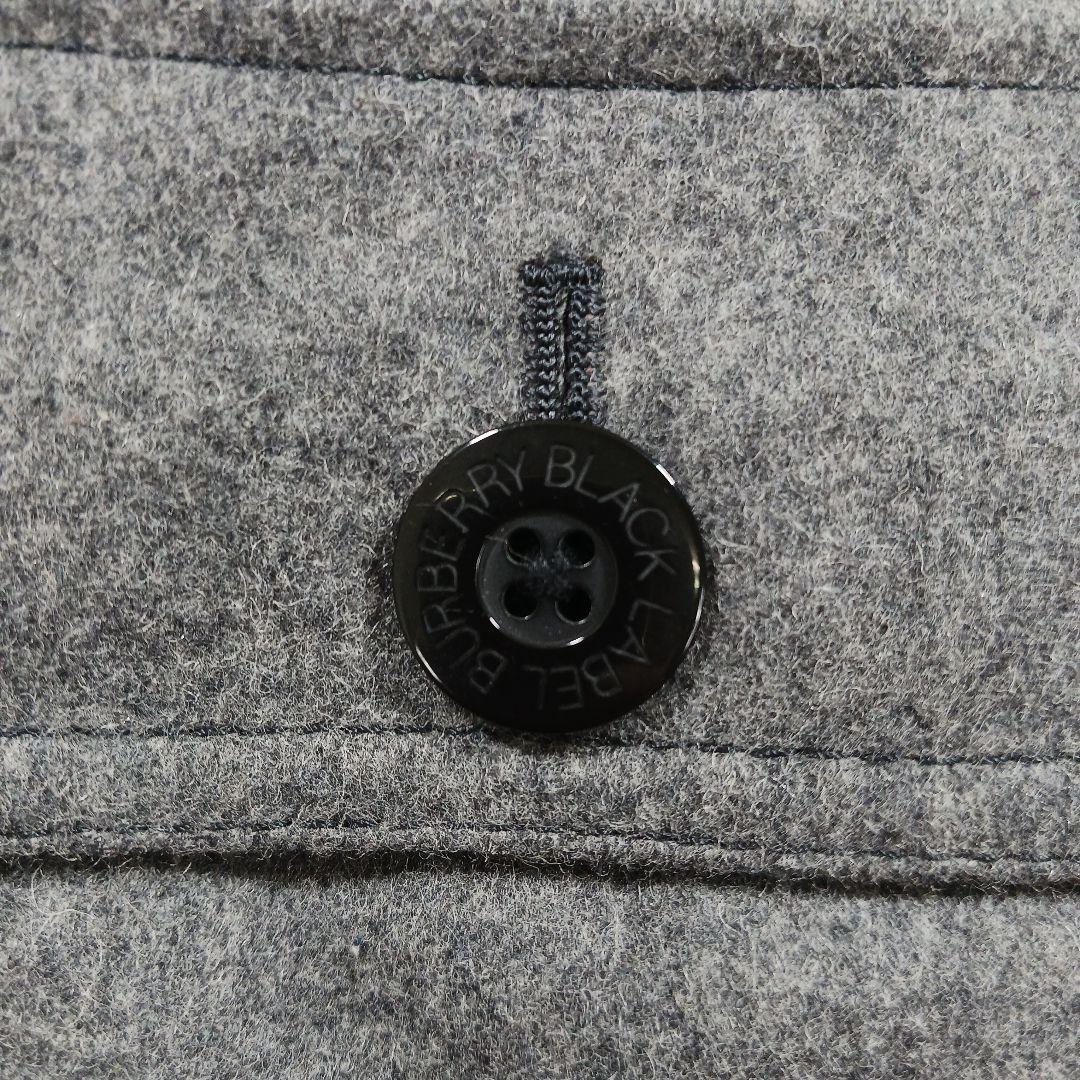 ✨美品✨バーバリーブラックレーベル　ダッフルコート　ノバチェック　カシミヤ混　M