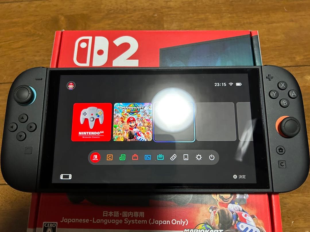 中古　Nintendo Switch 2 マリオカート使用済み