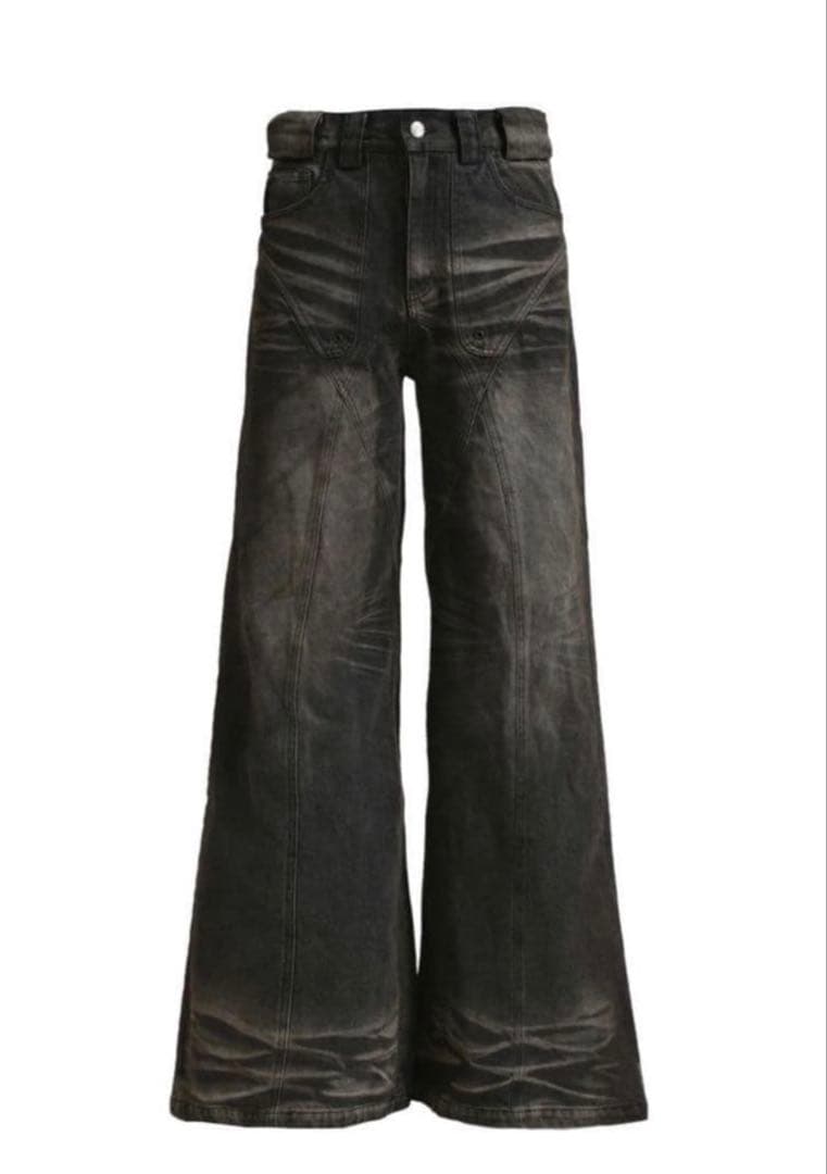 No faith studios dune denim バギー ワイド フレア