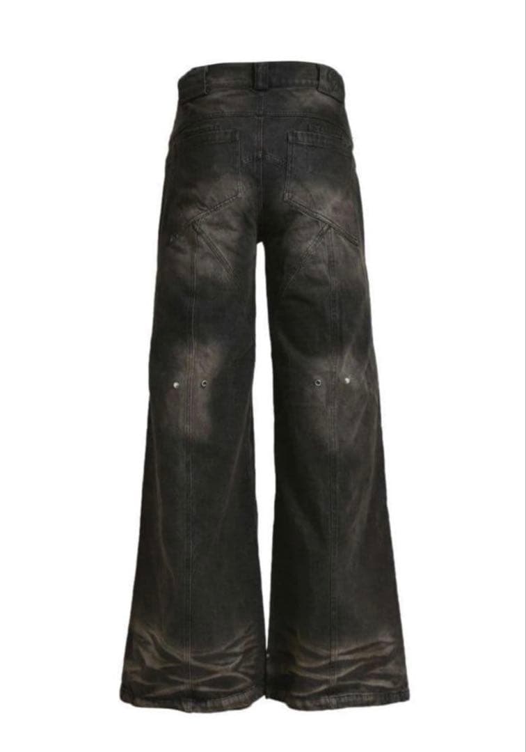 No faith studios dune denim バギー ワイド フレア