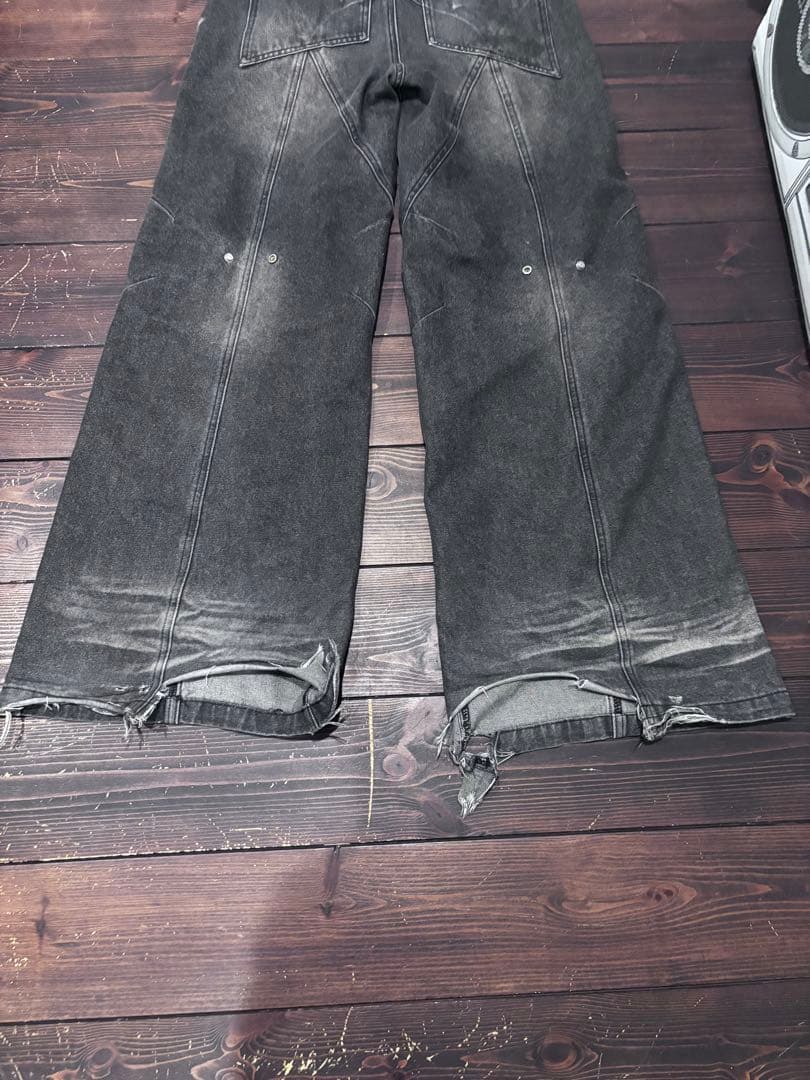 No faith studios dune denim バギー ワイド フレア