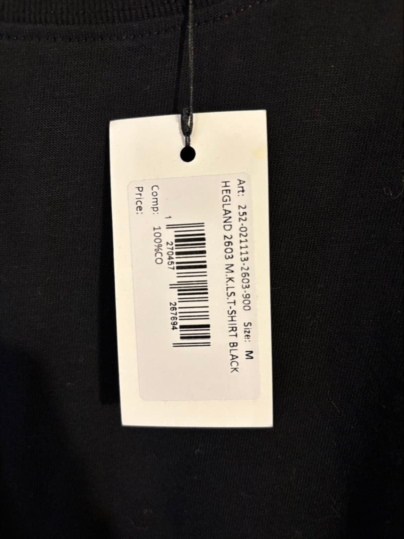 Dries Van Noten ロングスリーブTシャツ　ブラック / Mサイズ