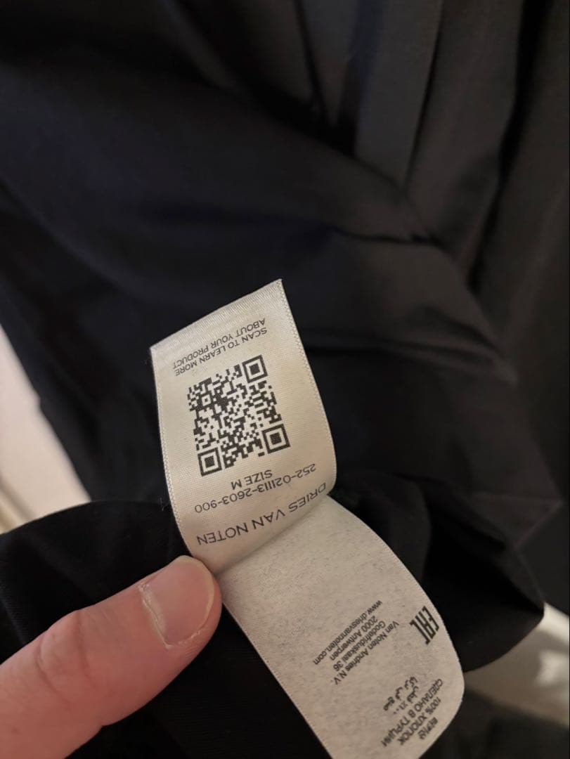 Dries Van Noten ロングスリーブTシャツ　ブラック / Mサイズ