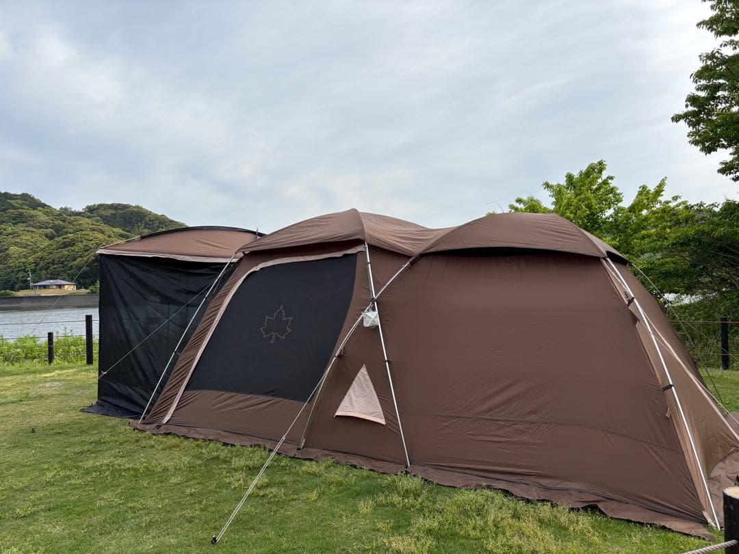 大人気ロゴス2ルームテント&虫除けメッシュ付き