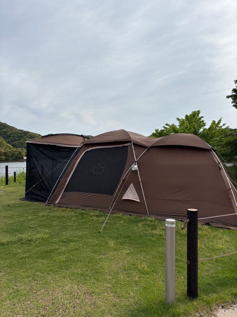 大人気ロゴス2ルームテント&虫除けメッシュ付き