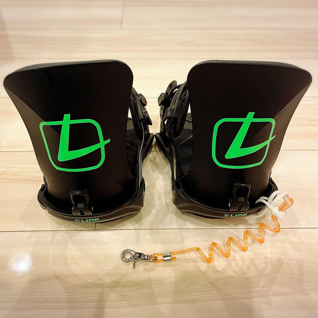 LINK スノーボード ビンディング ブラック