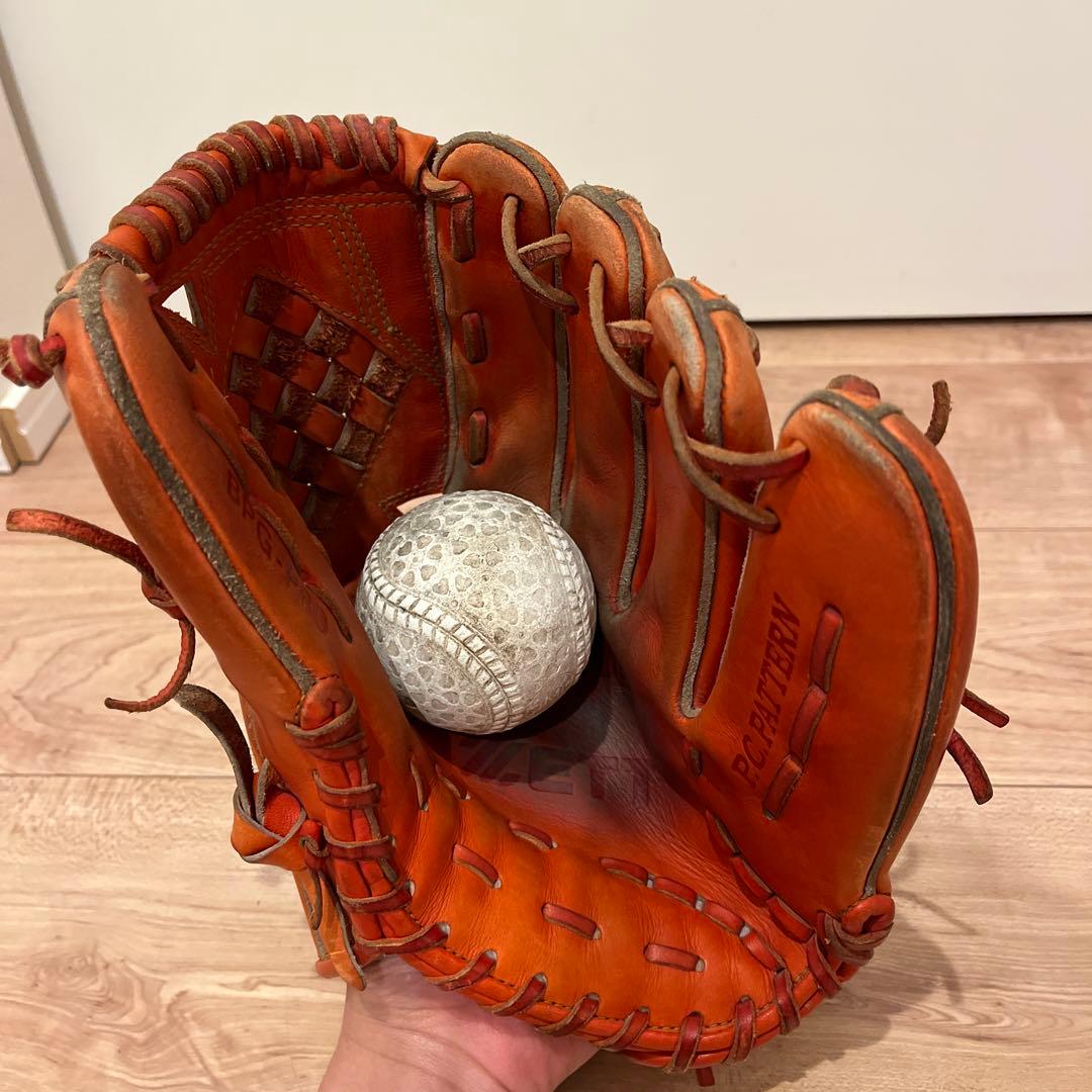 ZEET オレンジグローブ 編み込みデザイン | 激安通販のイーサプライ