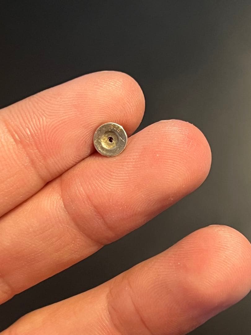 CHROME HEARTSシルバー 花模様 ピアス(片耳用)