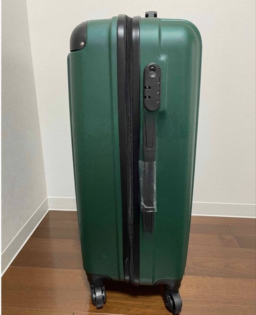 大容量　軽量　スーツケース 本体　高品質　Lサイズ　XLサイズ ダークグリーン