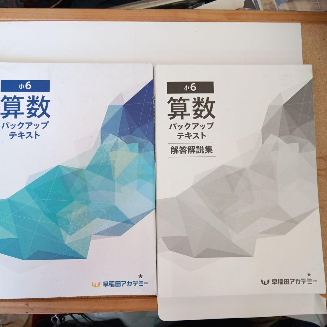 小6 算数バックアップテキストと解説集 - メルカリ