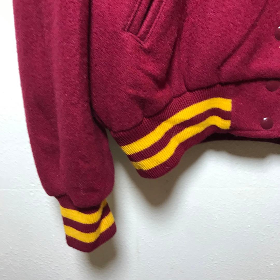 【希少品】パンサー90’スタジャン セーラー襟　カラー レディースL 美品