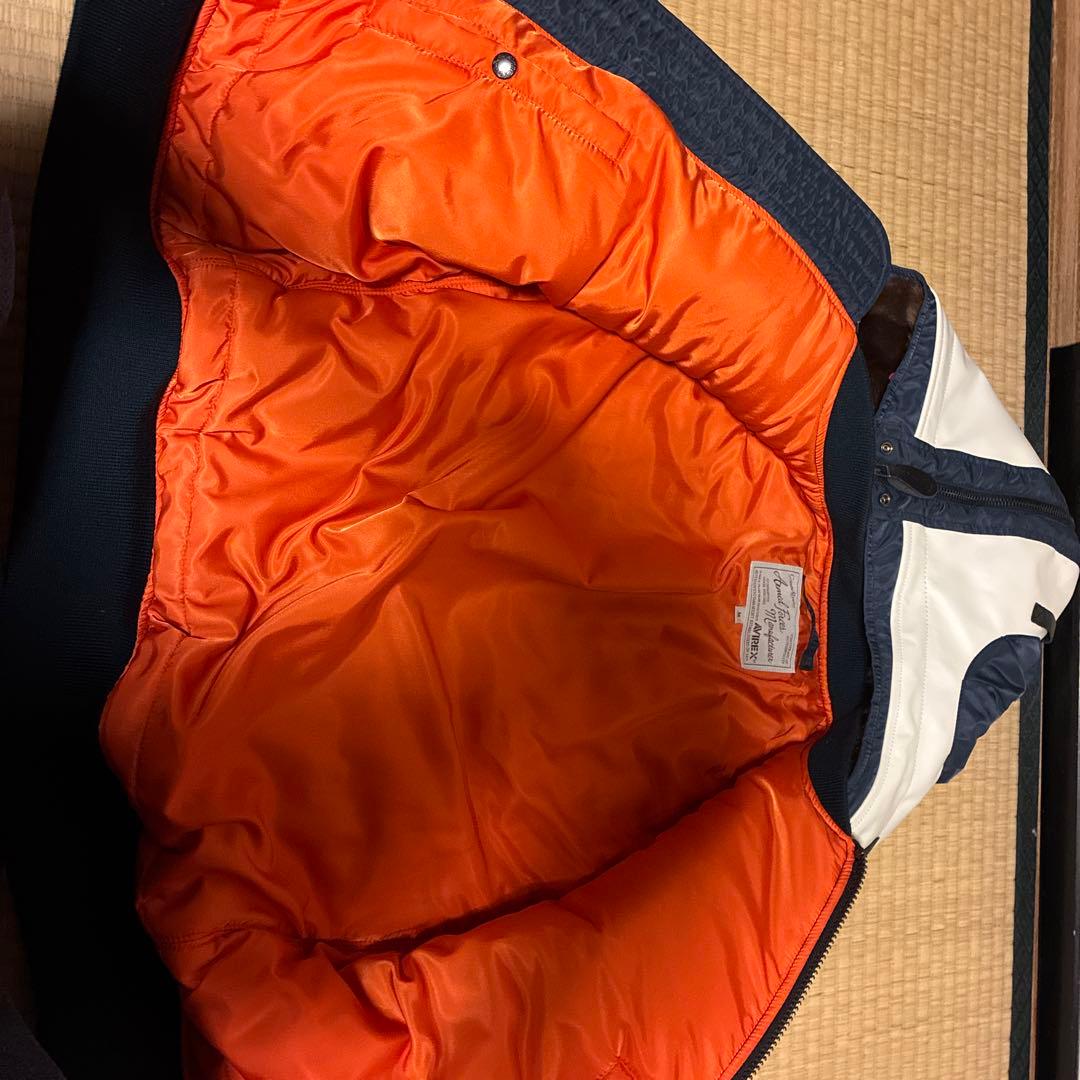 AVIREX MA-1ジャケット ネイビー　RemodelMK2