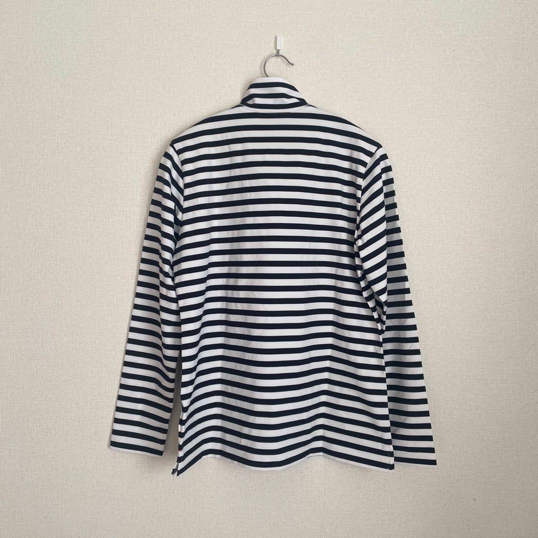 新品☆タグ付き マンシング UVカット 速乾 ハイネック 長袖 ボーダー 3L