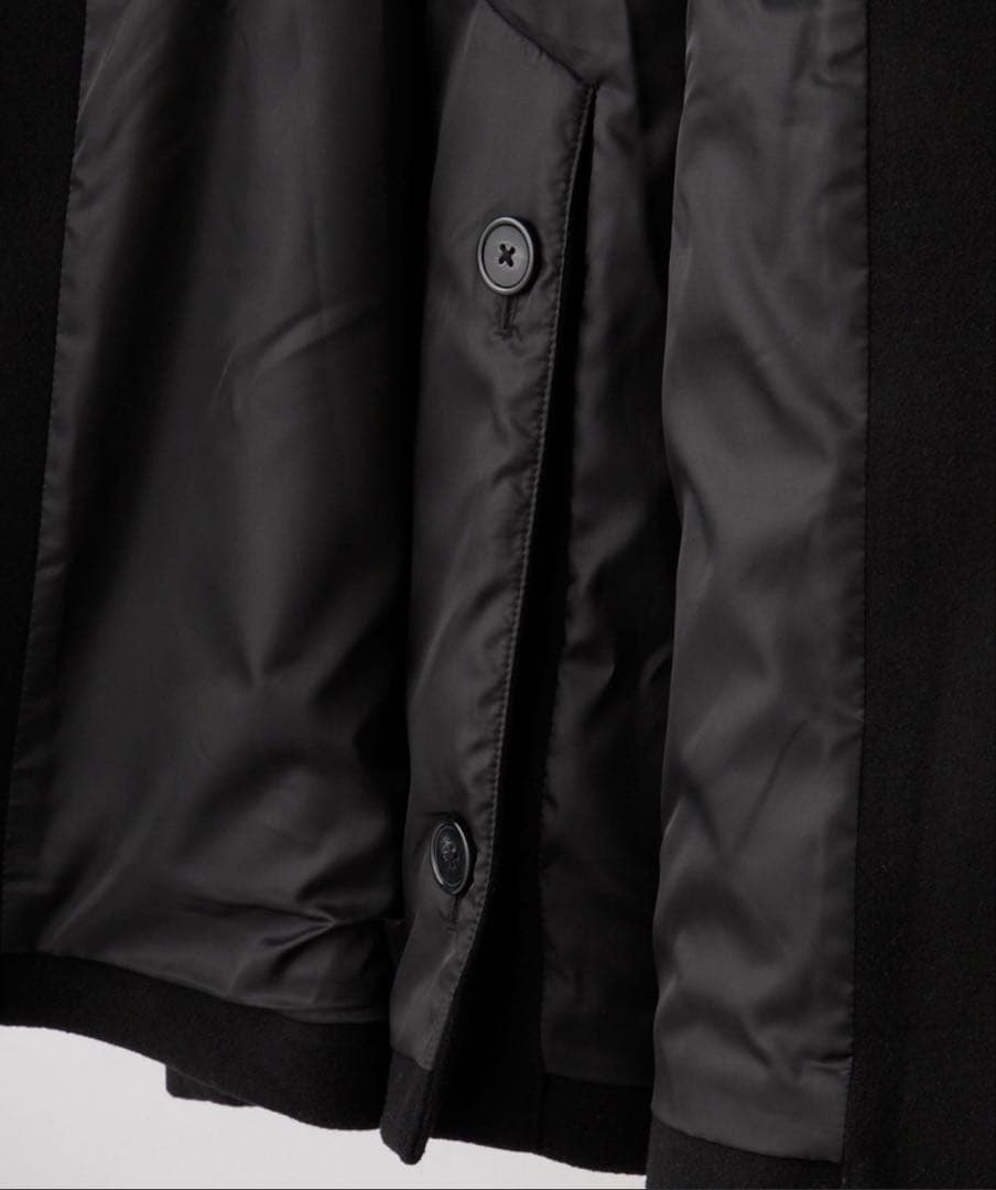 CLEL/クレイル ブラック ステンカラーコート S