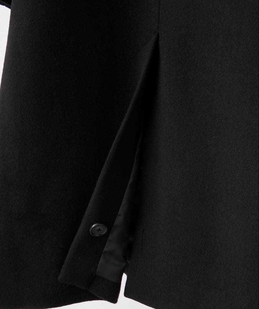 CLEL/クレイル ブラック ステンカラーコート S