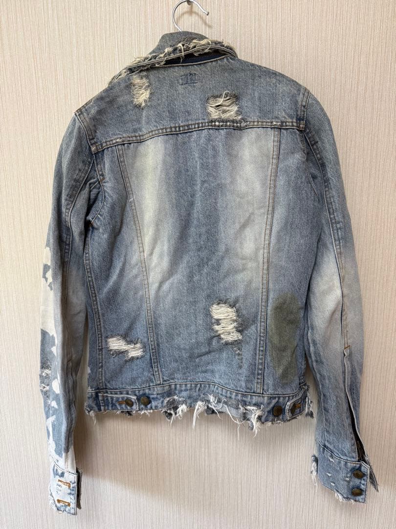 LGB ルグランブルー　ダメージ加工 デニムジャケット　サイズ1