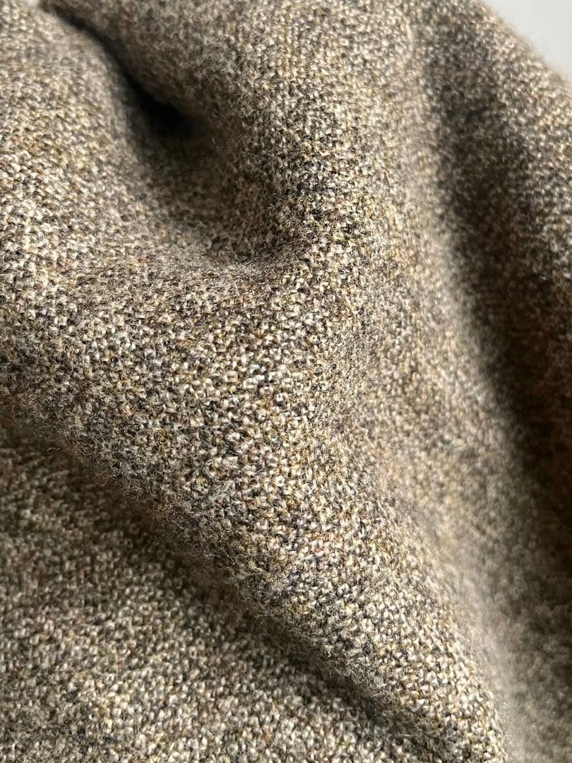 アクアスキュータム ツイード ツィード コート ジャケット ウール ステンカラー