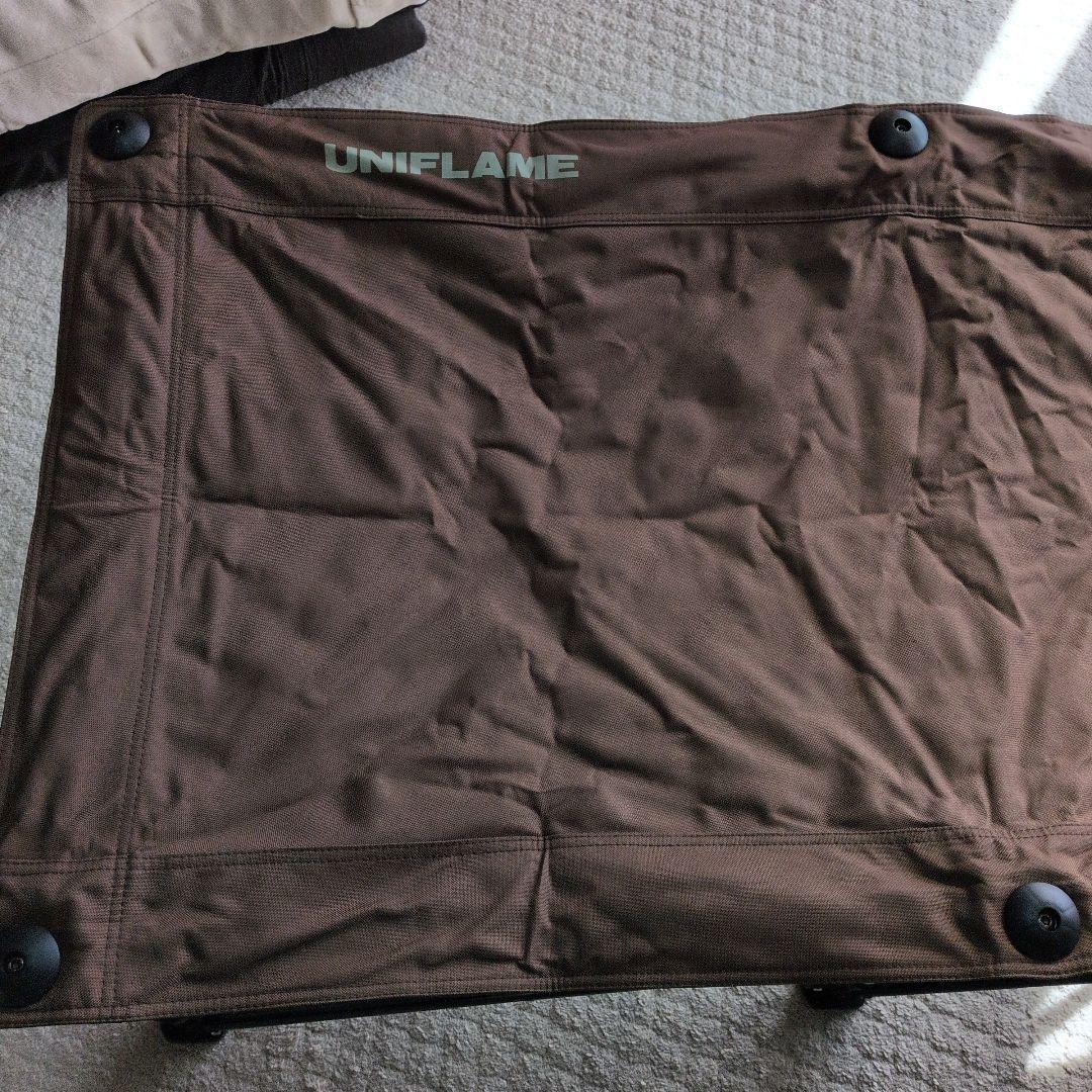 UNIFLAME 折りたたみ式コット ブラウン