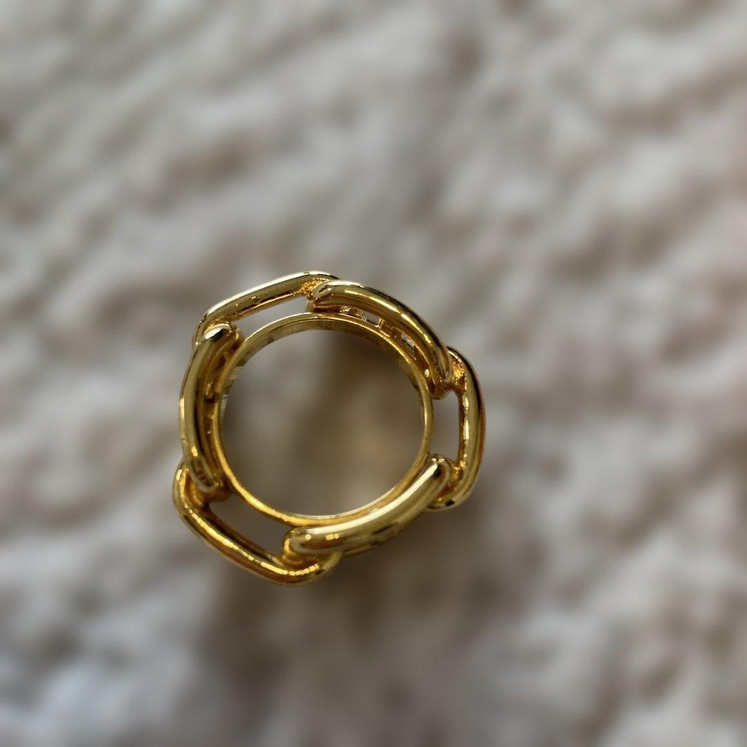 エルメス スカーフリング シェーヌダンクル 内径2センチ、外径3センチ