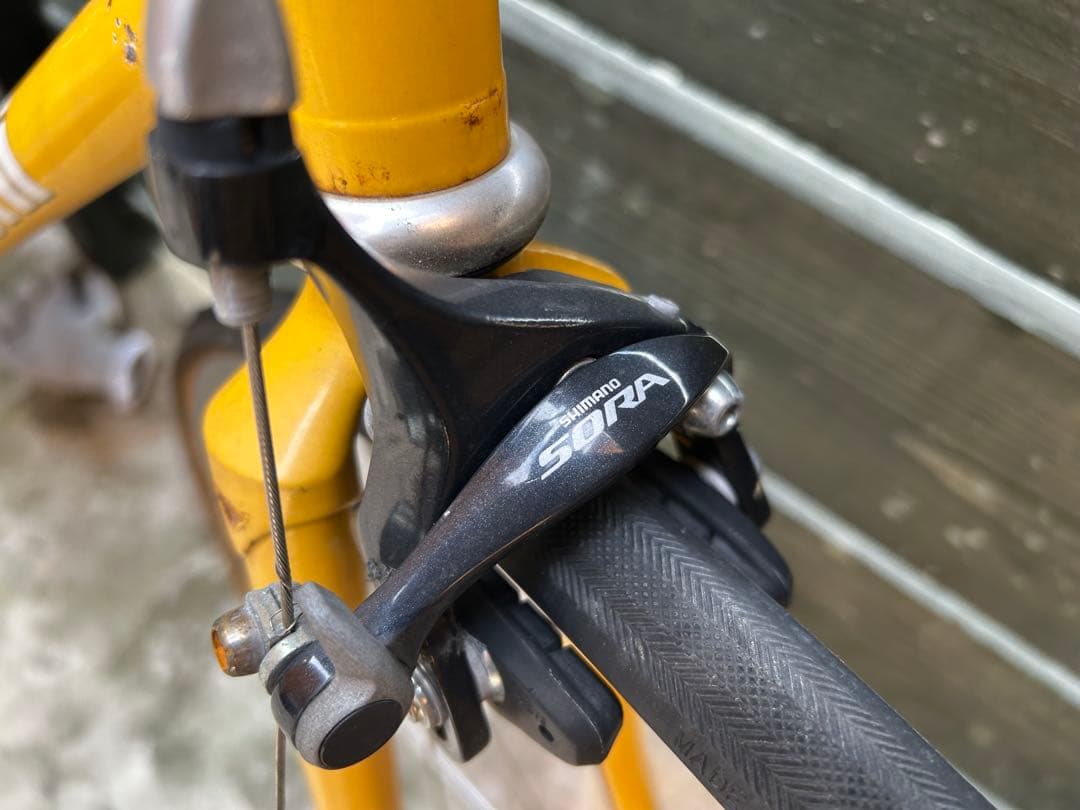 ビアンキピスタ　希少カラー　イエローピストバイク