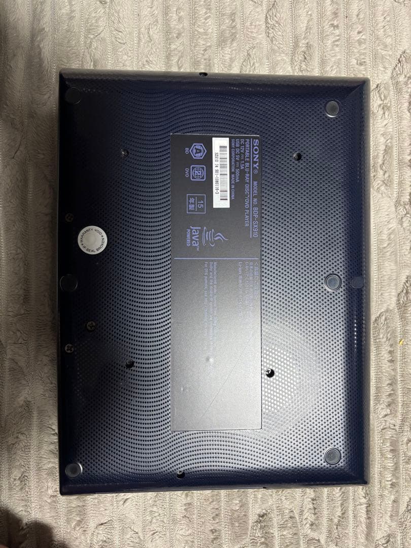 荻サン専用　美品　SONY BDP-SX910 ポータブルブルーレイプレイヤー
