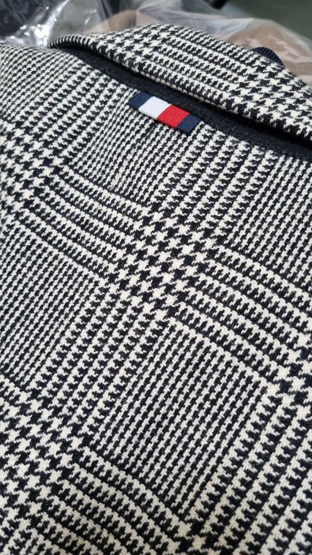 トミーヒルフィガー チェック柄 ロングコート