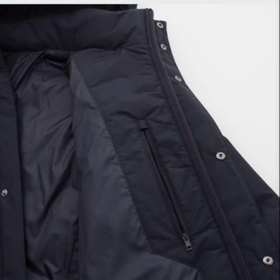 《UNIQLO》シームレスダウンコート　中綿ダウンジャケット　メンズ　M