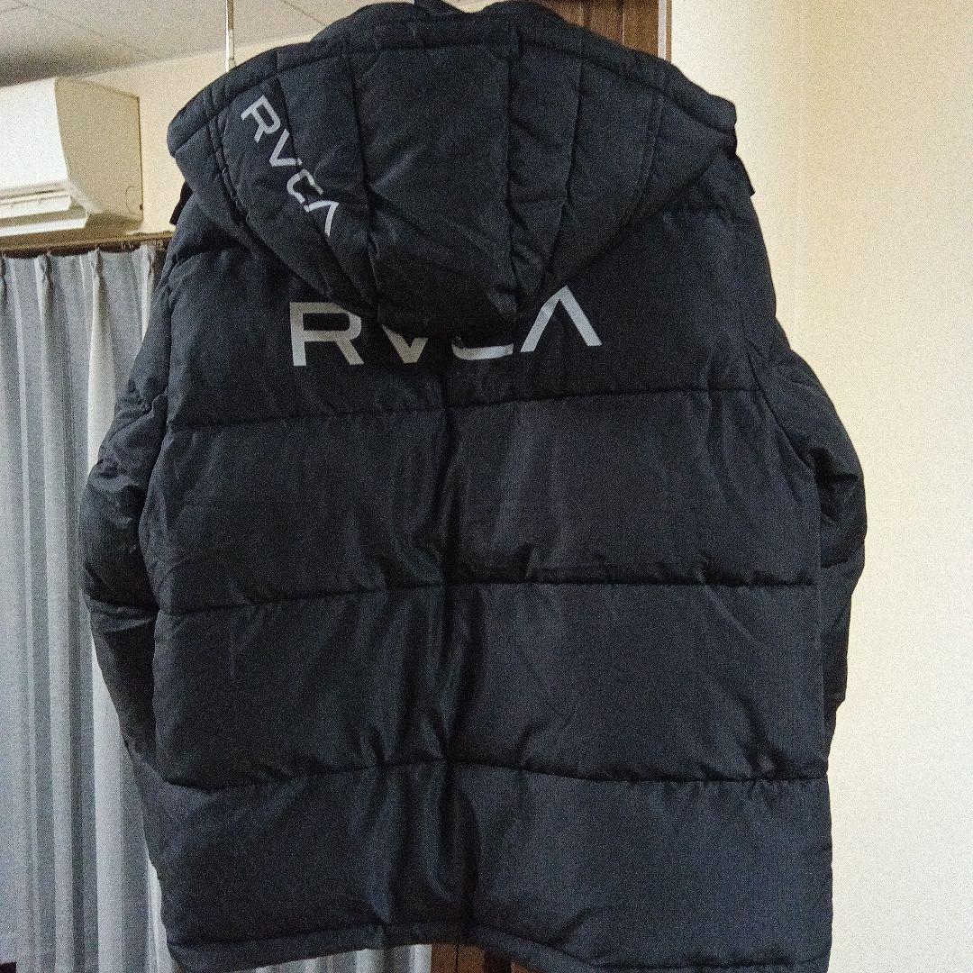 RVCA フード付き ダウンジャケット ブラック