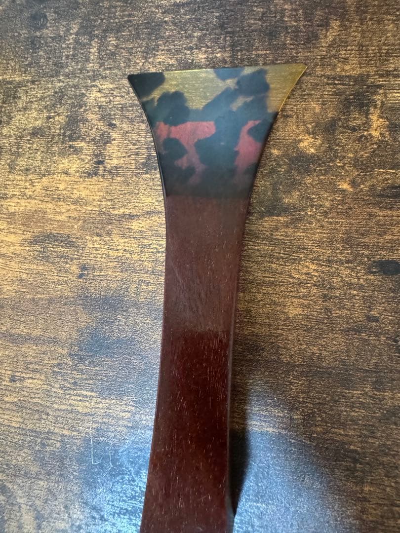 津軽三味線　本鼈甲撥　紅木