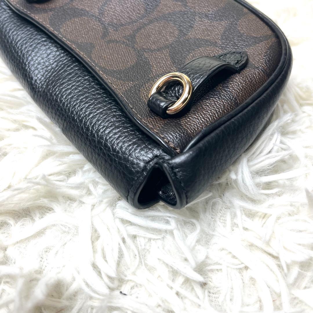 【美品】 COACH コーチ ジェイドミニベルト ショルダー ウエストバッグ