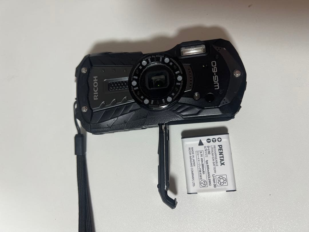 RICOH WG-60 ブラック 防水カメラ