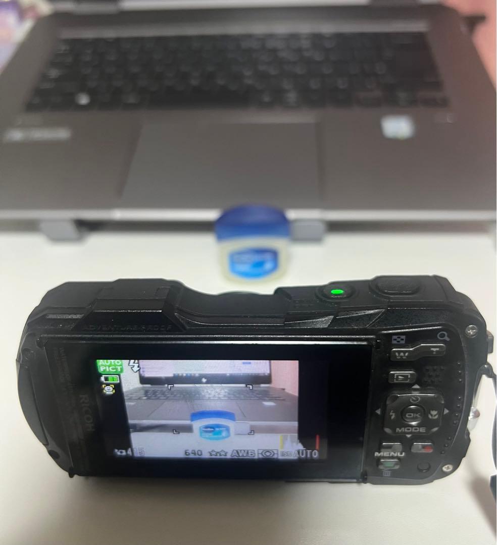 RICOH WG-60 ブラック 防水カメラ
