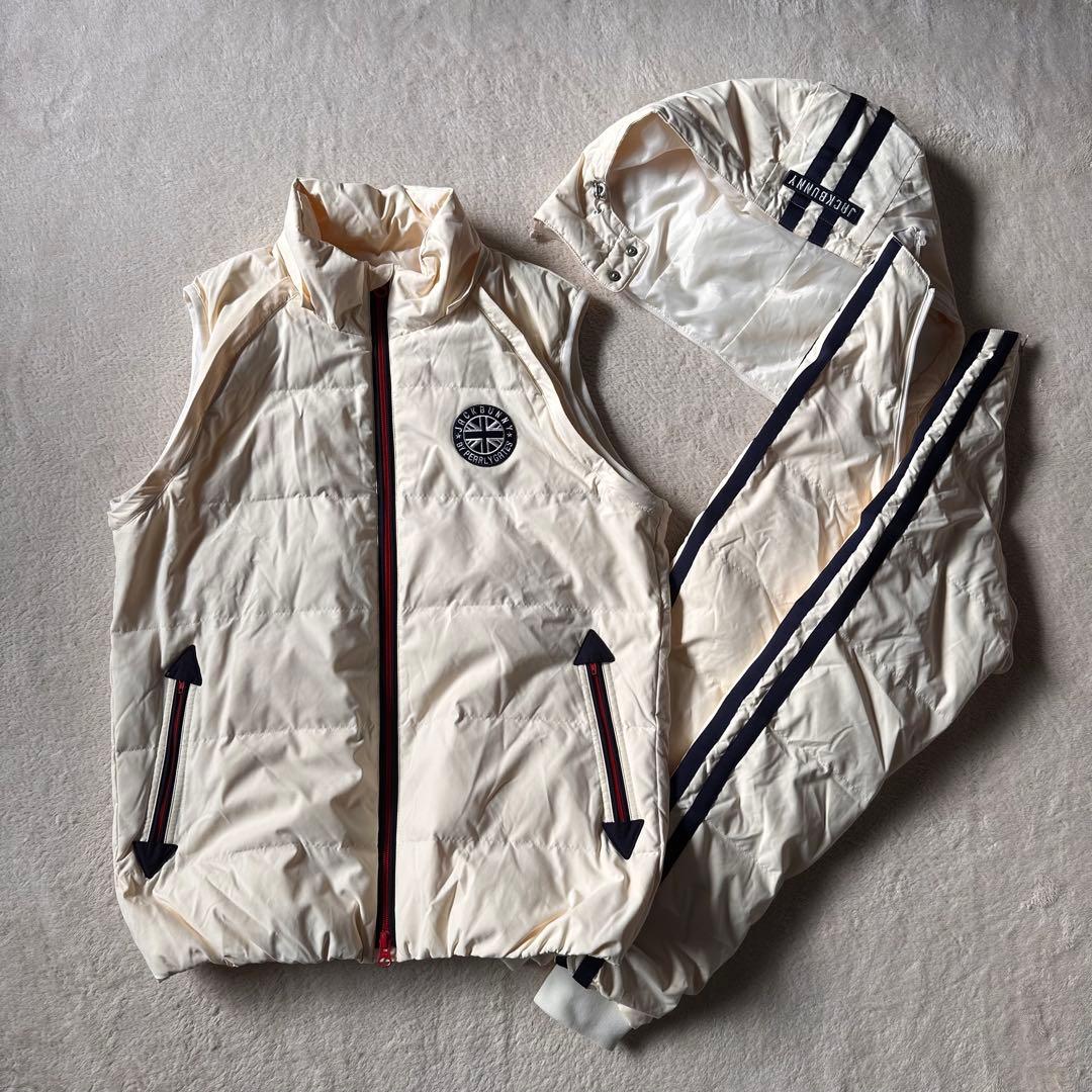 良品Jack Bunny!!4WAYダウンジャケットゴルフメンズ4フード付ベスト