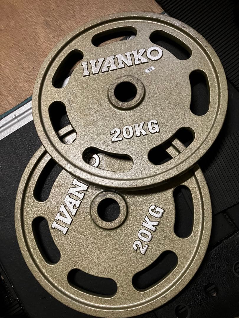 IVANKO 20KG オリンピック プレート 2枚セットイバンコ
