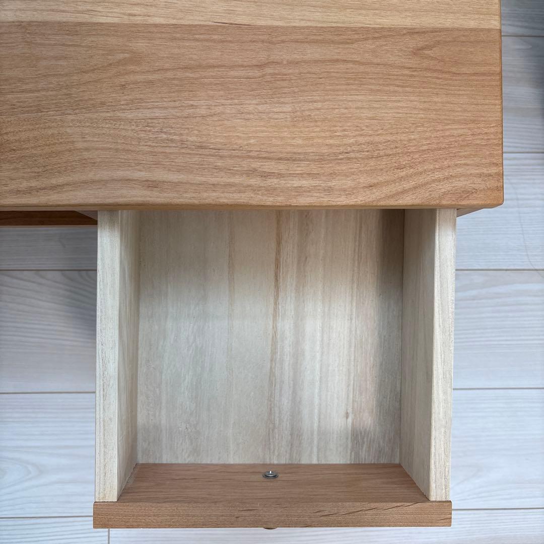 幅95㎝】 木製シンプルテレビ台 引き出し付き