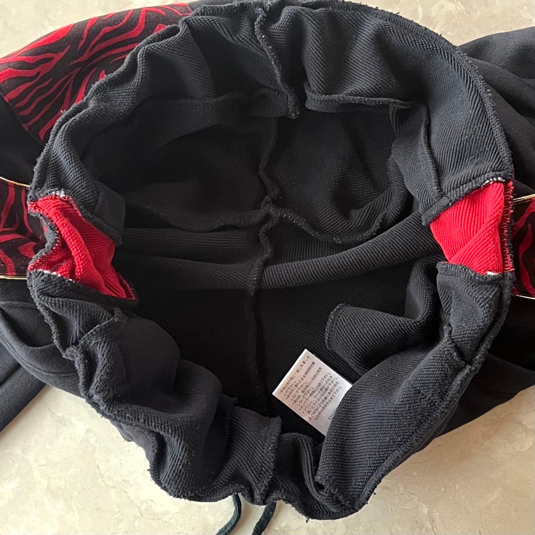 チャンピオン 魔裟斗 スウェット上下セット タイガー 柄 黒×赤×金