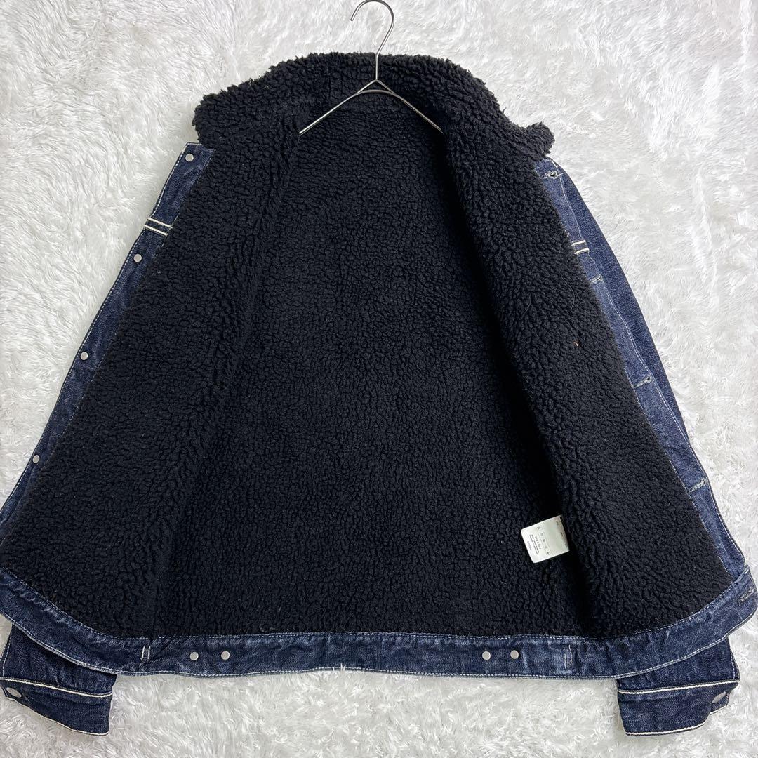 ✨DELAYbyWin＆Sons ✨レザー切替 ボアデニムジャケット Mサイズ