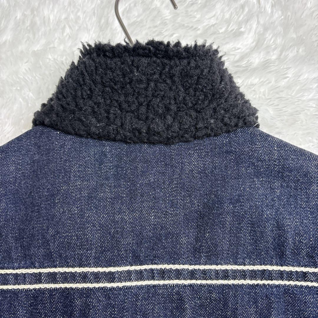 ✨DELAYbyWin＆Sons ✨レザー切替 ボアデニムジャケット Mサイズ