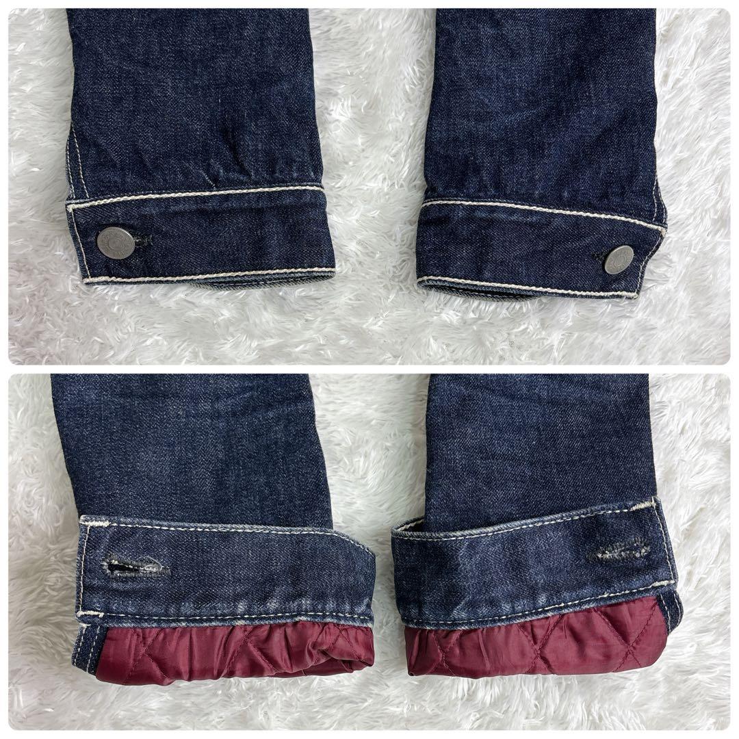 ✨DELAYbyWin＆Sons ✨レザー切替 ボアデニムジャケット Mサイズ