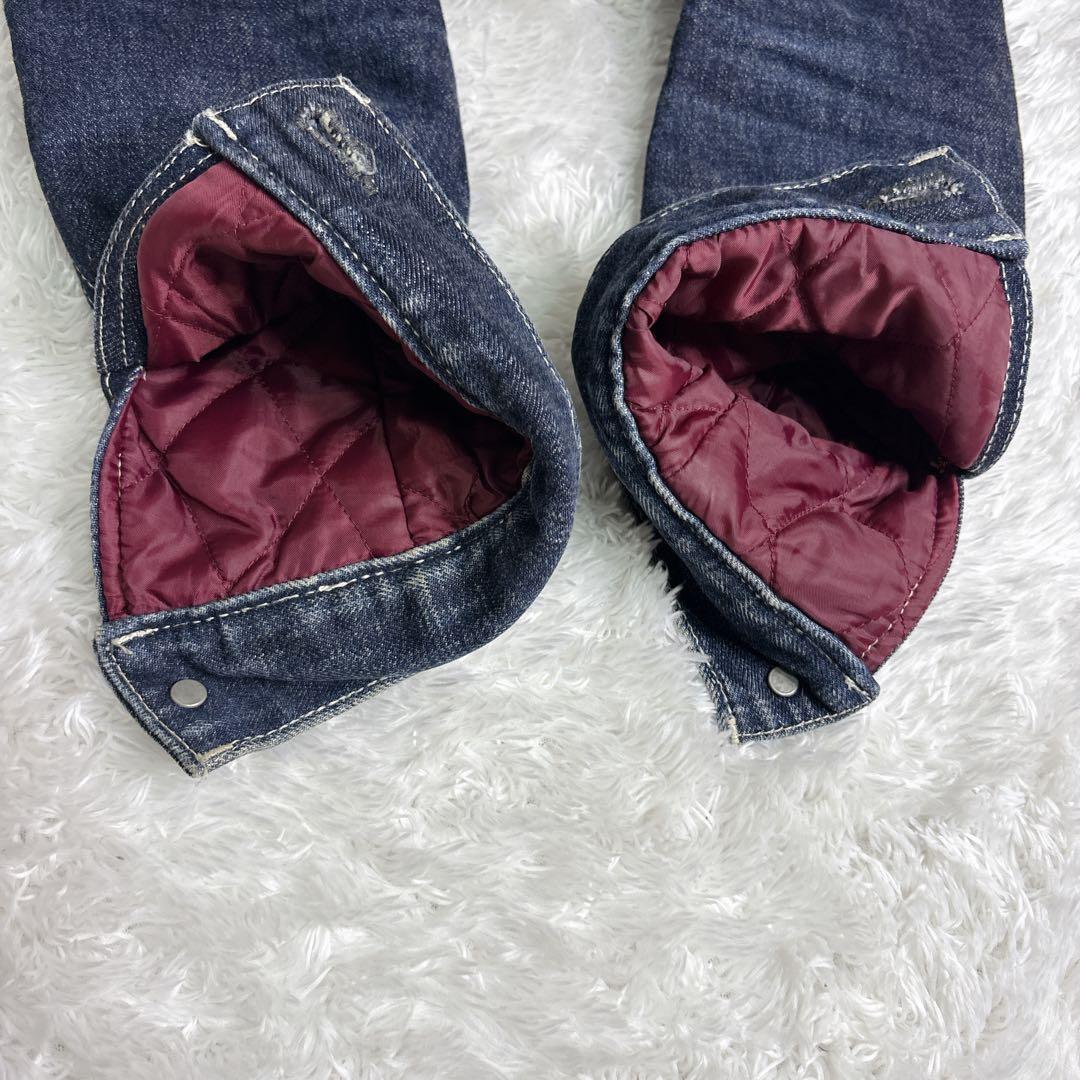 ✨DELAYbyWin＆Sons ✨レザー切替 ボアデニムジャケット Mサイズ